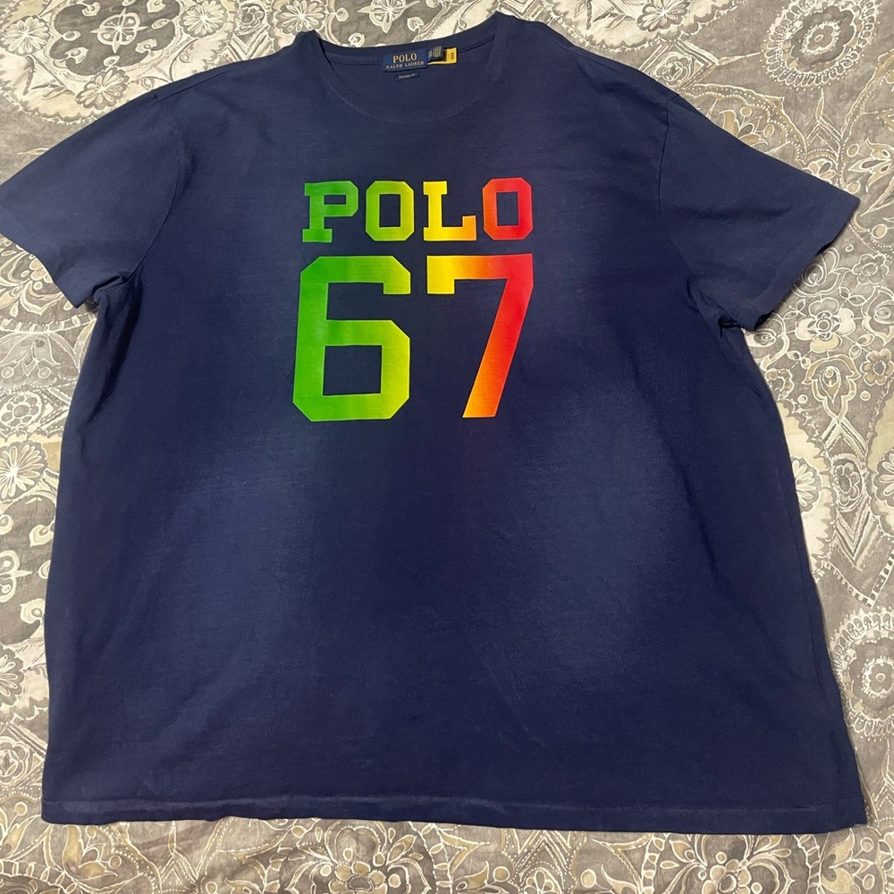 Polo Ralph Lauren Spell out T shirt classic fit XXL